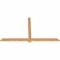 Ekena Millwork Eugene Smooth Timber Gable Bracket, Western Red Cedar, 72"W x 42"H x 1 1/2"D x 3 1/2"F, 14/12 Pitch GBW072X42X0204EUG00SWR - alternate 3